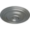 Ekena Millwork Traditional Ceiling Medallion (Fits Canopies up to 4"), Hand-Painted Platinum, 14 3/4"OD x 1 3/4"P CM14TRPLS - alternate 3